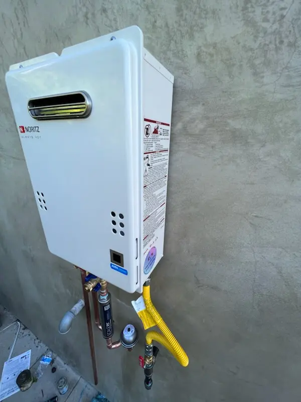 Tankless water heater installation for Ward Basin homes